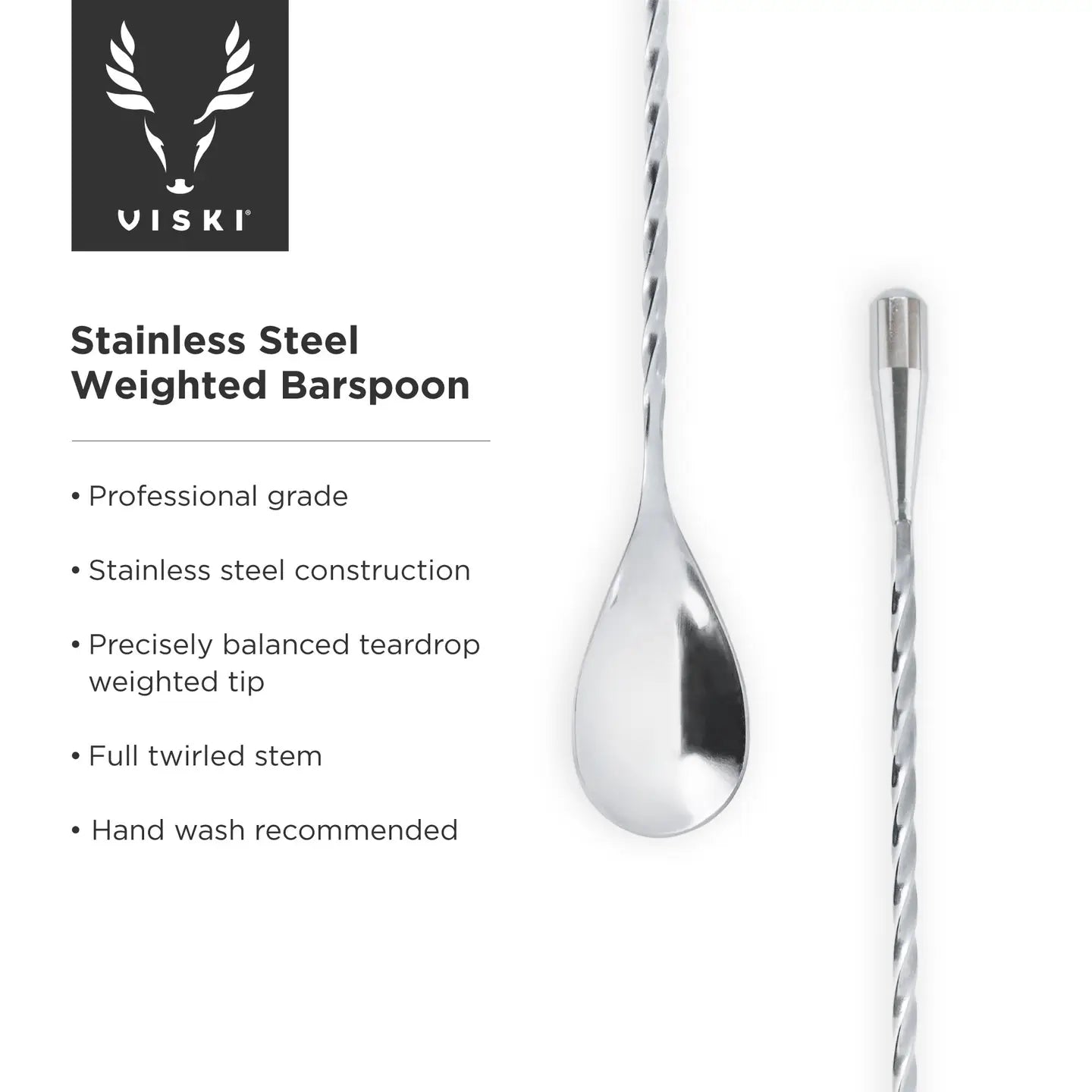 Stainless Steel Barspoon