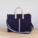 Canvas Striped Tote Bag