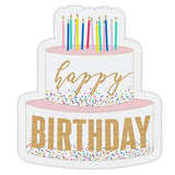 Cake-Shaped Birthday Napkins