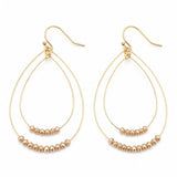 Champagne Dangly Earrings