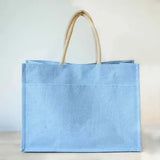 Jute Pocket Tote - Large