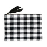 Midnight Gingham Pouch