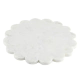 Scalloped Marble Tray