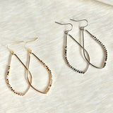 Beaded Teardrop Earrings